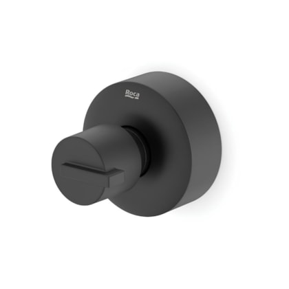 Acabamento para Registro de Gaveta e Pressão Base Deca  1.1/4 e 1.1/2 Singles One Matte Black Roca
