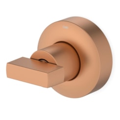 Acabamento para Registro de Gaveta e Pressão Base Deca 1/2 3/4 1 Flow Rose Gold Matte Celite