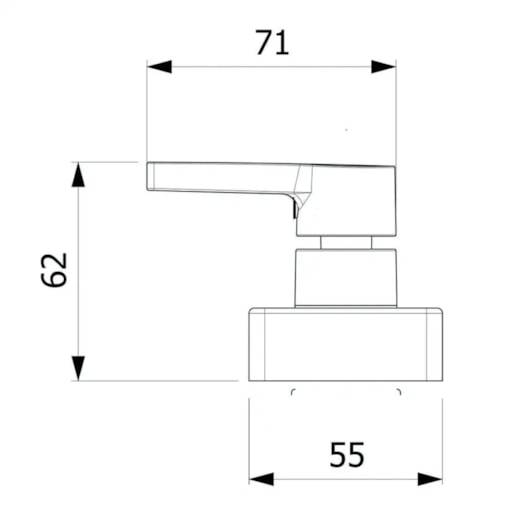 Acabamento para Registro de Gaveta e Pressão Base Deca 1/2 3/4 1 Insignia Cromado Roca - Imagem principal - c1cb412a-12ee-4b99-b677-052f2b96f189