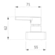 Acabamento para Registro de Gaveta e Pressão Base Deca 1/2 3/4 1 Insignia Cromado Roca - add6ac3b-364b-42cf-b2a9-024599f8a932