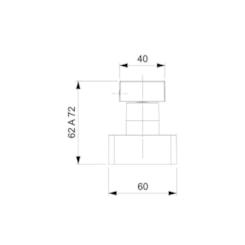 Acabamento para Registro de Gaveta e Pressão Base Deca 1/2 3/4 1 Virtus Matte Black Roca