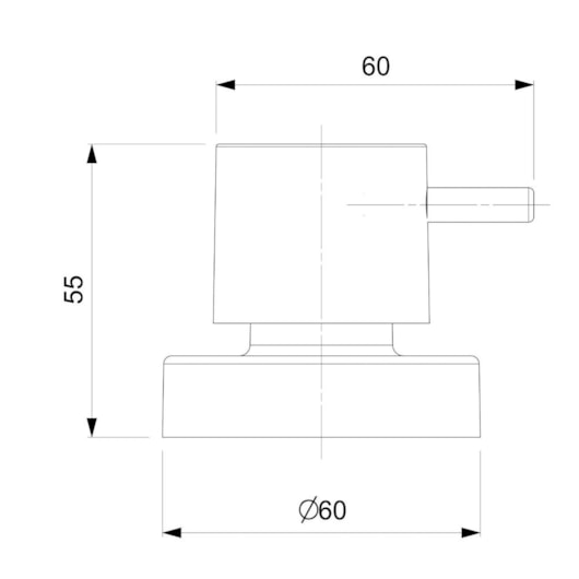 Acabamento para Registro de Gaveta e Pressão Base Docol 1/2, 3/4 1 Basic Rose Gold Mate Celite - Imagem principal - 98eae1fc-afd7-4376-b810-e95ff216f5d1