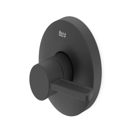 Acabamento para Registro de Gaveta e Pressão Universal 1.1/4 1.1/2 Logic Matte Black Roca