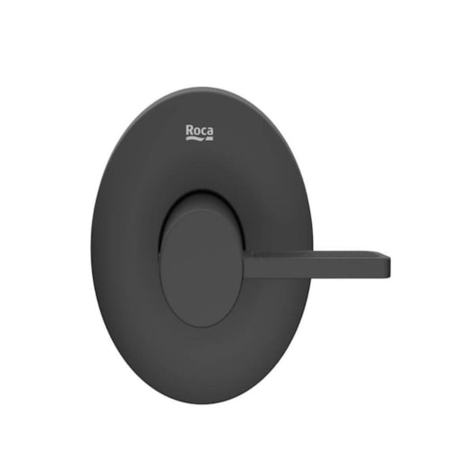 Acabamento para Registro de Gaveta e Pressão Universal 1.1/4 1.1/2 Logic Matte Black Roca - Imagem principal - 00111398-a700-478c-8d5c-9f993c6849d6