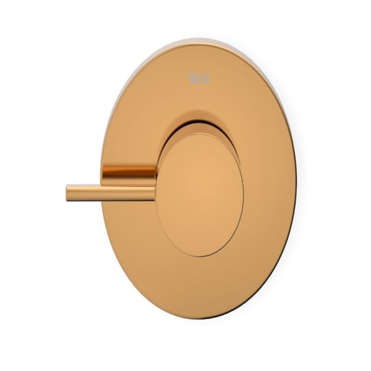 Acabamento para Registro de Gaveta e Pressão Universal 1.1/4 1.1/2 Ona Rose Gold Roca - Imagem principal - 4c47a635-b188-440e-9c34-263ff24e9607