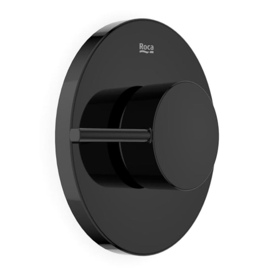 Acabamento para Registro de Gaveta e Pressão Universal 1.1/4 1.1/2 Ona Titanium Black Roca - Imagem principal - ec5e74b6-7bad-419a-b450-b3a6a5572497