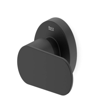 Acabamento para Registro de Gaveta e Pressão Universal 1/2 3/4 1 Cala Matte Black Roca