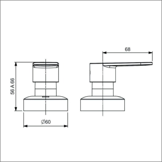Acabamento para Registro de Gaveta e Pressão Universal 1/2 3/4 1 Cala Matte Black Roca - Imagem principal - 425aebd8-2c48-4cc4-a619-87a6a09b93ed