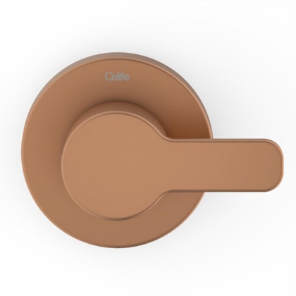 Acabamento para Registro de Gaveta e Pressão Universal 1/2 3/4 1 Design Rose Gold Matte Celite