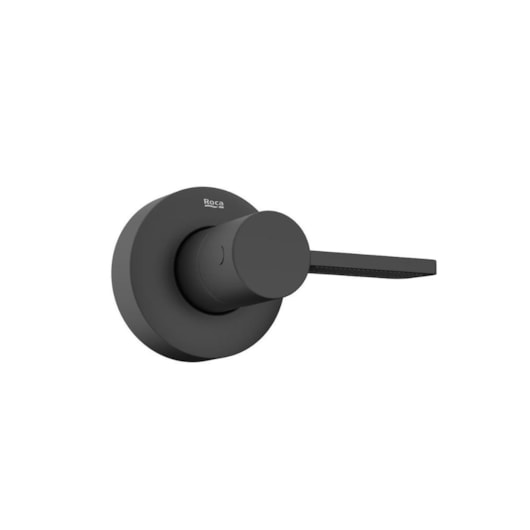 Acabamento para Registro de Gaveta e Pressão Universal 1/2 3/4 1 Logic Matte Black Roca - Imagem principal - 19794db0-c9ee-4ac9-a9b7-0a6a0f64ca39