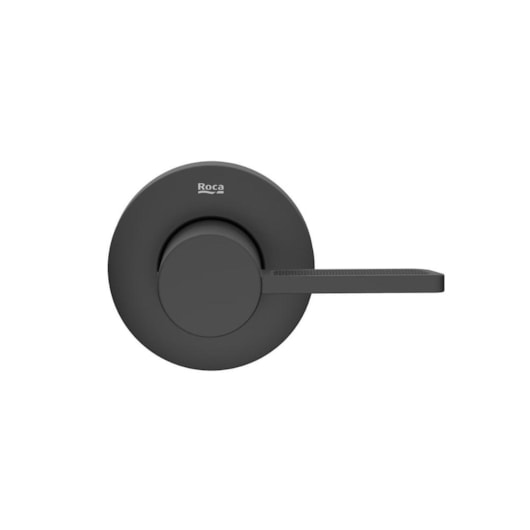 Acabamento para Registro de Gaveta e Pressão Universal 1/2 3/4 1 Logic Matte Black Roca - Imagem principal - 2d4353a8-d001-43fb-8013-f62d51f42be8