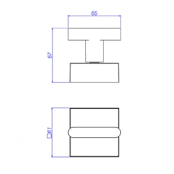 Acabamento Para Registro De Gaveta Soul 1/2 3/4 1 Black Noir Deca