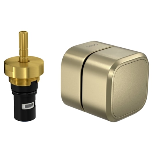 Acabamento Para Registro de Pressão 1/2 E 3/4 Quadrado Decayou Summer Gold Deca - Imagem principal - ac701b4b-1906-4560-b3dc-c5846297833c