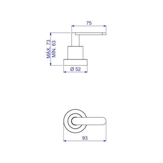 Acabamento Para Registro De Pressão Flex Plus 1/2, 3/4 E 1 4916 Cromado Deca - Imagem principal - 5a1ee7a9-50d1-40a2-8cc1-4460e861f2de