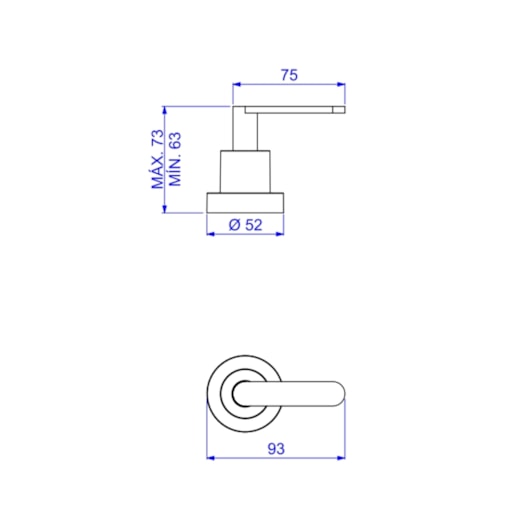 Acabamento Para Registro De Pressão Flex Plus 1/2, 3/4 E 1 4916 Cromado Deca - Imagem principal - ae02f605-d72e-474a-83f3-97262ffe0ad3