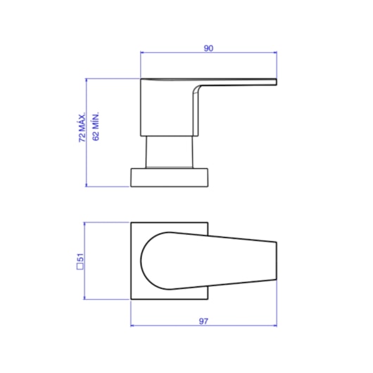 Acabamento Para Registro De Pressão Level 1/2 3/4 4916 Cromado Deca - Imagem principal - 2d0e4723-b9a2-489d-ab49-16826cc7b8b3