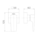 Acabamento Para Registro DocolBase 1.1/2  Lift Onix Docol - 7ac88506-e25d-4269-b613-60e111d4ed15
