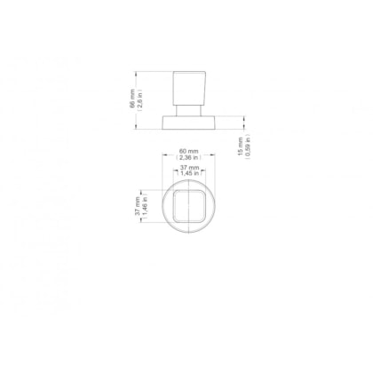 Acabamento Para Registro Docolbase Genius Flex 1/2