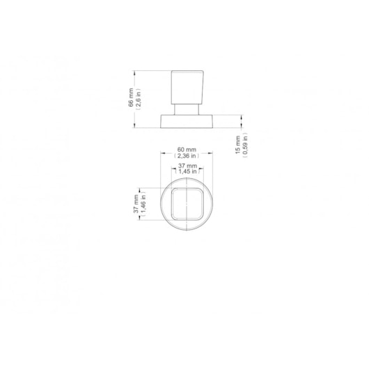 Acabamento Para Registro Docolbase Genius Flex 1/2