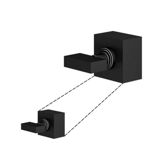 Acabamento para Registro Preto Fosco Horus 509 3/4 BK450 1/2, 3/4 e 1 Fani - Imagem principal - b19dc062-5ce4-4e5d-b043-c963014dde39