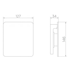 Acabamento Para Válvula De Descarga Flat Ouro Escovado Docol