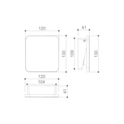Acabamento Para Válvula De Descarga Kr120 Black Matte Kromma