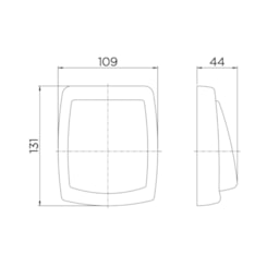 Acabamento Para Válvula De Descarga Salvágua Box Chrome Docol