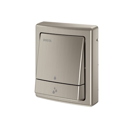 Acabamento Para Válvula De Descarga Salvágua Square Cobre Escovado Docol