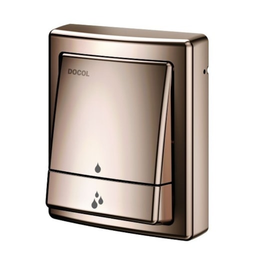 Acabamento Para Válvula De Descarga Salvágua Square Cobre Polido Docol - Imagem principal - f8b6170c-5fbc-4c73-bc0d-b2605f748bef