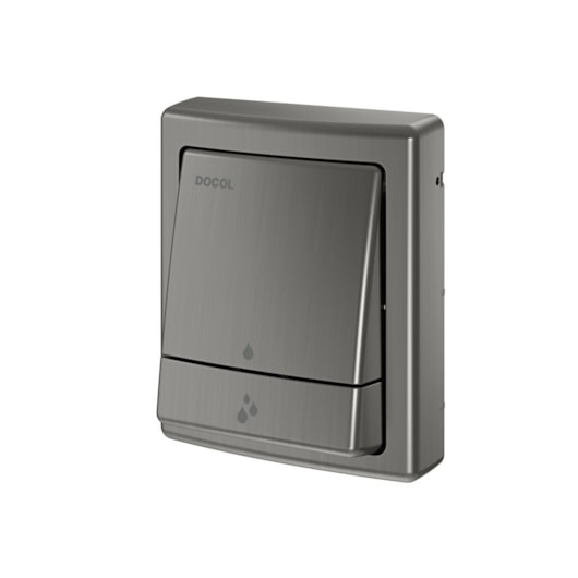 Acabamento Para Válvula De Descarga Salvágua Square Grafite Escovado Docol - Imagem principal - c2438367-cae7-4dd9-a75b-7d9b5f2fdf78