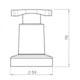 Acabamento Universal Aquarius Cromado 1/2,3/4 E 1 Fabrimar - d2de4874-c280-4e75-88b3-dc1eb2bdb392