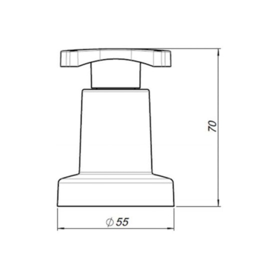 Acabamento Universal Nova Gyro 1/2, 3/4 E 1 Cromado Fabrimar - Imagem principal - 7ac1ac9a-9fdd-44c1-96ca-f7cc173285b9