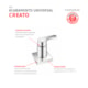 Acabamento Universal para Registro de Gaveta e Pressão Creato Direito 1/2, 3/4 E 1 Cromado Fabrimar - 3a76d1f0-c33b-4287-9db0-bb028078f26e