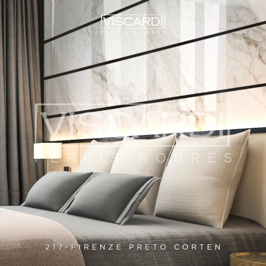 Acabamento Viscardi Para Parede Firenze 217 Preto Corten Texturizado Pintura Eletrostática - Imagem principal - f16c5c8e-3556-4492-ac7a-0967f243b5a2