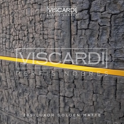 Acabamento Viscardi Para Parede Luxor 285 Golden Matte Alumínio Anodizado