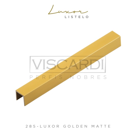 Acabamento Viscardi Para Parede Luxor 285 Golden Matte Alumínio Anodizado - Imagem principal - 83cafb6a-e6db-4f48-9233-004dd50ad3a7