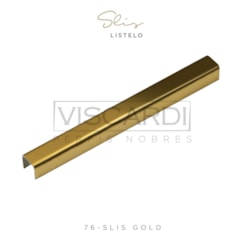 Acabamento Viscardi Para Parede Slis 76 Slis Gold Aço Inox 304 