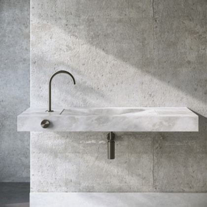 Acionamento De Torneira Para Lavatório De Mesa Mix Match Níquel Escovado Docol