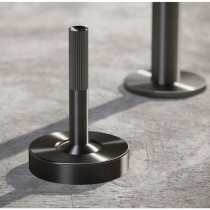 Acionamento Monocomando Para Lavatório De Mesa Mix Match Grafite Escovado Docol