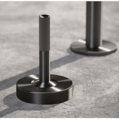 Acionamento Monocomando Para Lavatório De Mesa Mix Match Grafite Escovado Docol