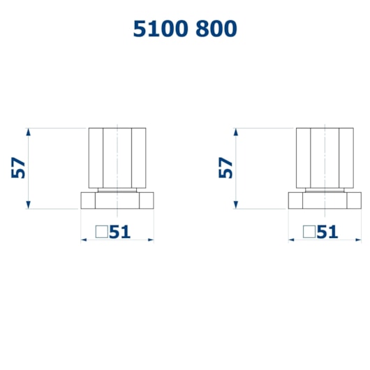 Acionamento Para Misturador De Mesa Modelo Liso Cromado Fani - Imagem principal - 83ad170a-4fdc-455d-9f2a-c10e9c75a278