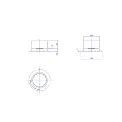 Acionamento para Misturador Monocomando de Mesa Redondo Deca You Black Matte Deca