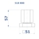 Acionamento Para Torneira De Mesa Modelo Liso Cromado Fani - 63cfb2f5-ad2b-4515-8eed-8b902424e8df