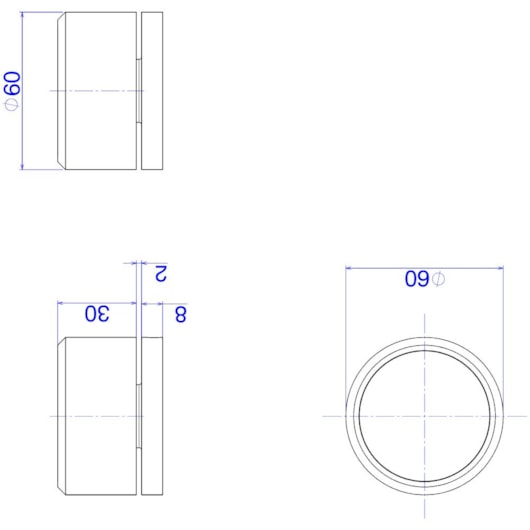 Acionamento Para Torneira Redondo You Inox Deca - Imagem principal - 48b8f251-8c19-4e05-a682-fcc53b19ee61