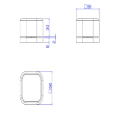 Acionamento Torneira Mesa Quadrada Deca You Brown Matte Deca