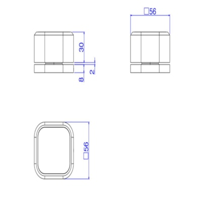 Acionamento Torneira Mesa Quadrada Deca You Brown Matte Deca