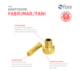 Adaptador Para Acabamento Fani/Fabrimar 1/2 3/4 E 1 1/2 506 B Fani - 5591e523-010a-4a94-9fee-9469ad7d63e6
