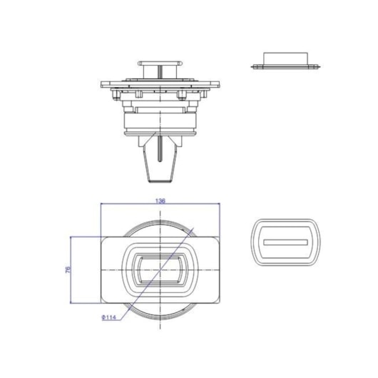 Adaptador Para Triturador Deca  - Imagem principal - 6411e395-b067-452d-ab74-2cc08afcf68f