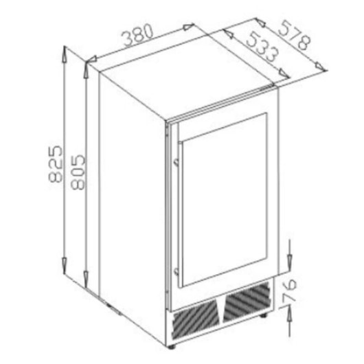 Adega Para 31 Garrafas Debacco - Imagem principal - 688a1bdc-a182-4db9-8cd0-01326fb6208d