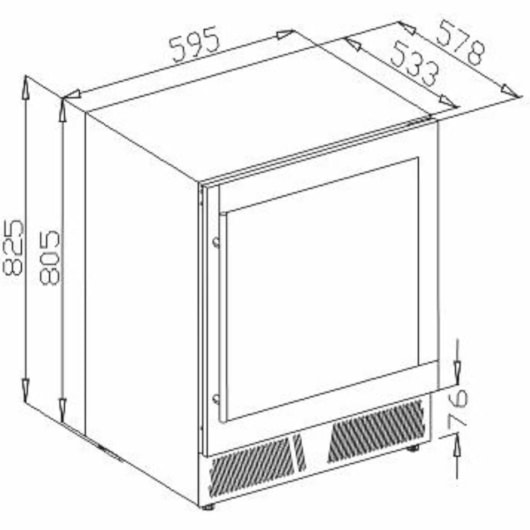 Adega Para 46 Garrafas Dual Zone Debacco  - Imagem principal - b25bbea8-0398-4915-a2b7-d43080fa6ce8